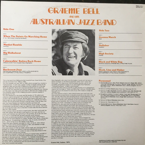 Graeme Bell And His Australian Jazz Band : Graeme Bell And His Australian Jazz Band (LP, Album)