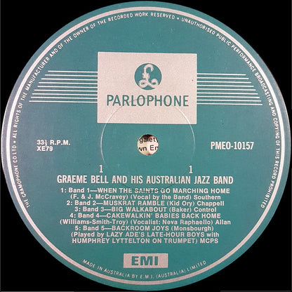 Graeme Bell And His Australian Jazz Band : Graeme Bell And His Australian Jazz Band (LP, Album)
