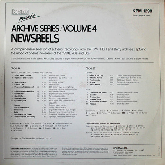 Various : Newsreels (LP, Album)