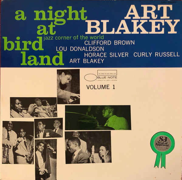 Art Blakey Quintet : A Night At Birdland, Volume 1 (LP, Comp, Mono, RE)