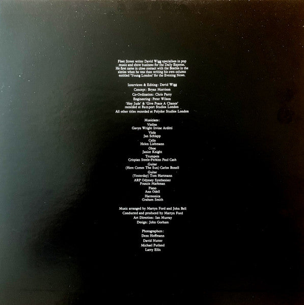 The Beatles / David Wigg : The Beatles Tapes From The David Wigg Interviews (2xLP, Mono)