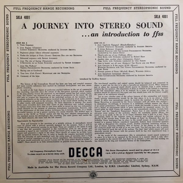 Various : A Journey Into Stereo Sound (LP, Comp)