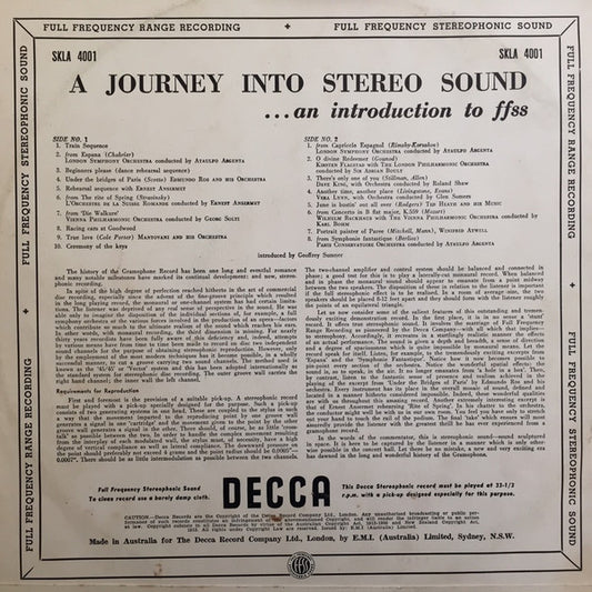 Various : A Journey Into Stereo Sound (LP, Comp)