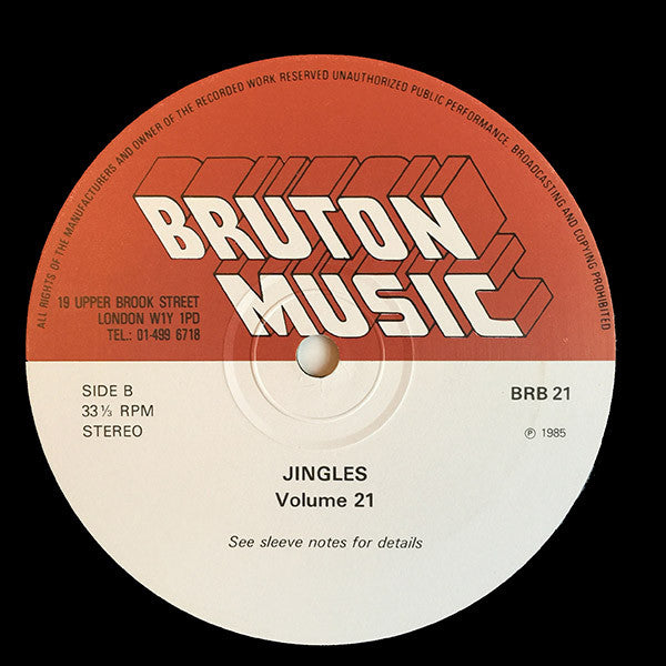 Various : Jingles Volume Twenty One (LP)