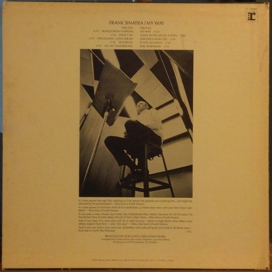 Frank Sinatra : My Way (LP, Album, RE)