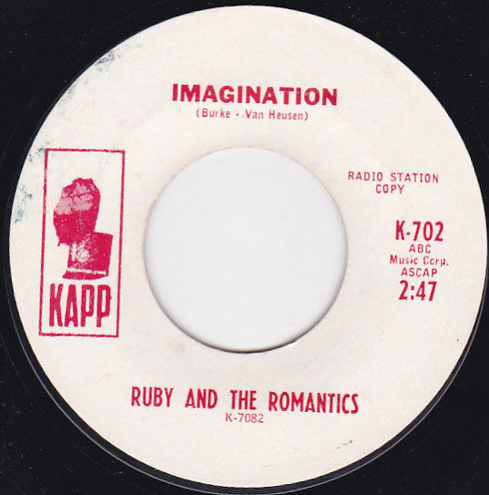 Ruby And The Romantics : Nobody But My Baby (7", Single, Promo)