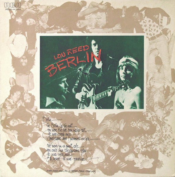 Lou Reed : Berlin (LP, Album, Ltd, RE)