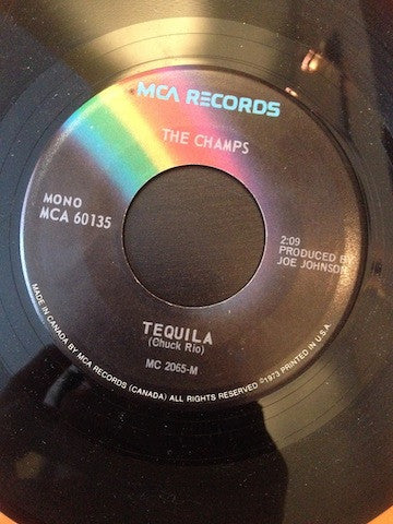 The Champs : Tequila/Limbo Rock (7", Single)