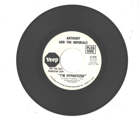 Little Anthony & The Imperials : I'm Hypnotized (7", Promo)