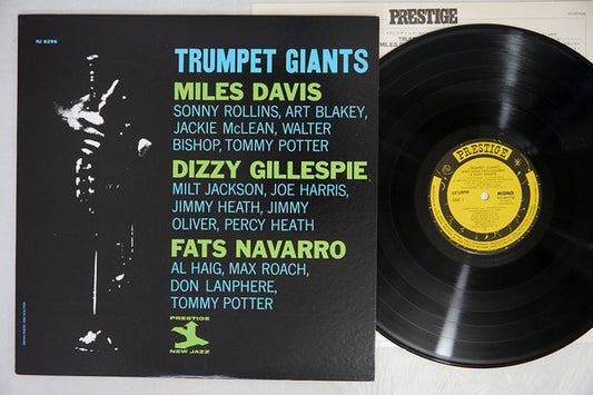 Miles Davis / Dizzy Gillespie / Fats Navarro : Trumpet Giants (LP, Comp, Mono, Ltd, RE)