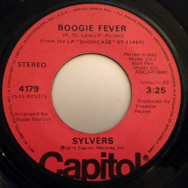 Sylvers* : Boogie Fever / Free Style (7", Los)