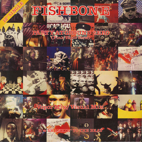 Fishbone : Party At Ground Zero (Pink Vapor Stew) (12", Single)