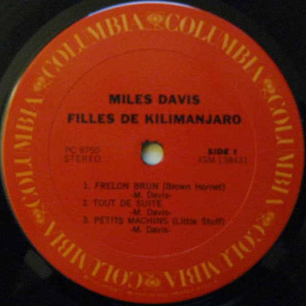 Miles Davis : Filles De Kilimanjaro (LP, Album, RE)