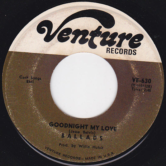 The Ballads : Goodnight My Love / Hey Diddle Diddle (7", Single)