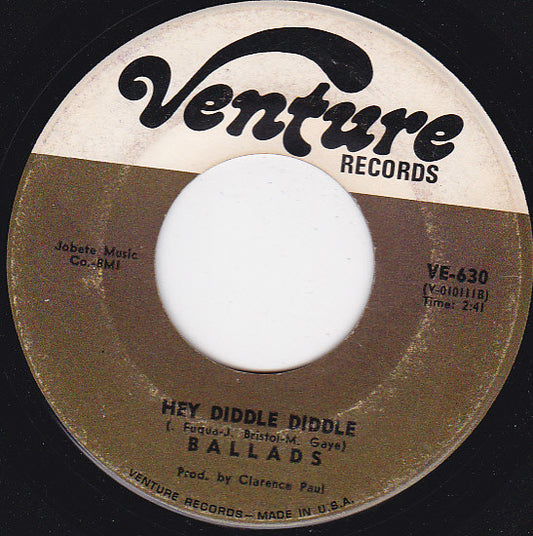 The Ballads : Goodnight My Love / Hey Diddle Diddle (7", Single)