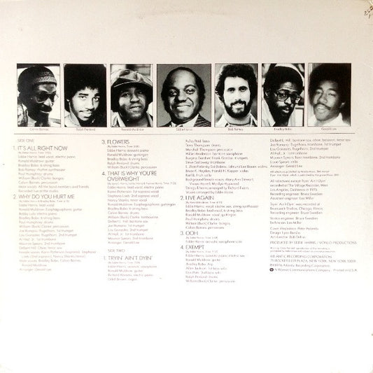 Eddie Harris : That Is Why You're Overweight (LP, Album, PR)