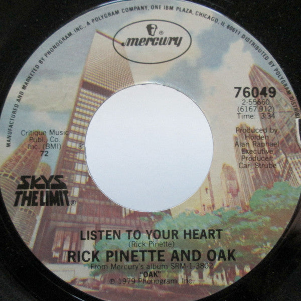 Rick Pinette And Oak (10) : King Of The Hill (7", Single)