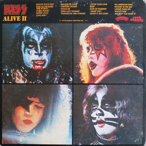 Kiss : Alive II (2xLP, Album, Gat)