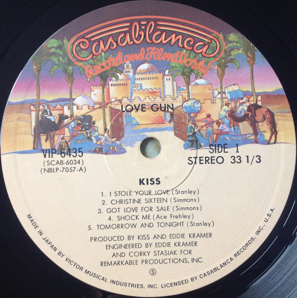 Kiss = キッス* : Love Gun = ラブ・ガン (LP, Album, Chr)