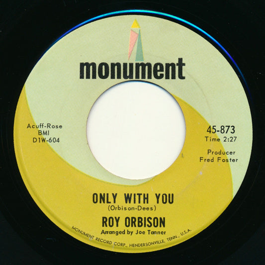 Roy Orbison : Goodnight / Only With You (7", Single)