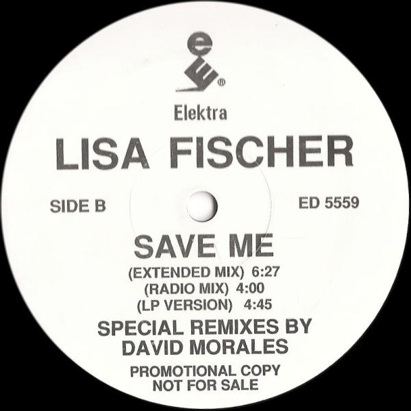 Lisa Fischer : Save Me (12", Promo)