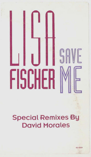 Lisa Fischer : Save Me (12", Promo)