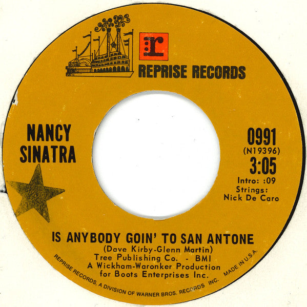 Nancy Sinatra : Hook And Ladder (7", Single)