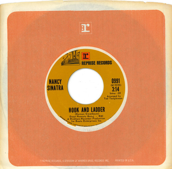Nancy Sinatra : Hook And Ladder (7", Single)