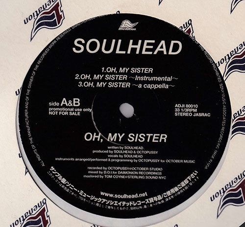 Soulhead : Oh, My Sister (12", Single, Promo)