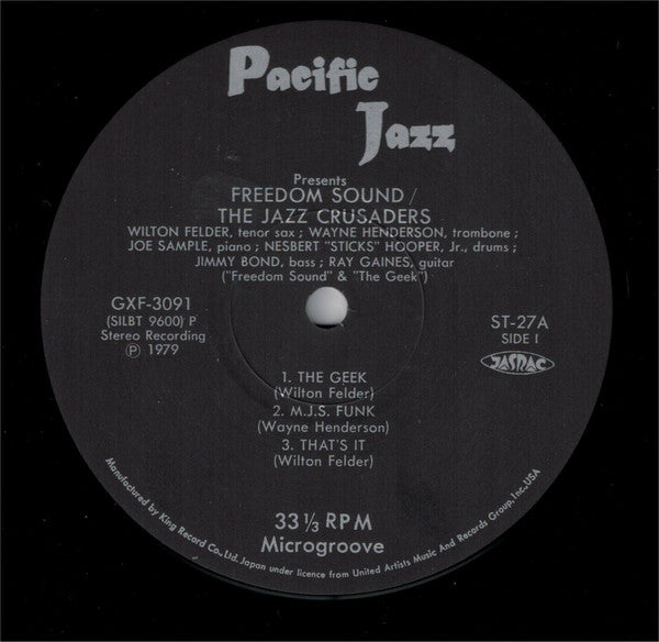 The Jazz Crusaders* : Freedom Sound (LP, Album, RE)