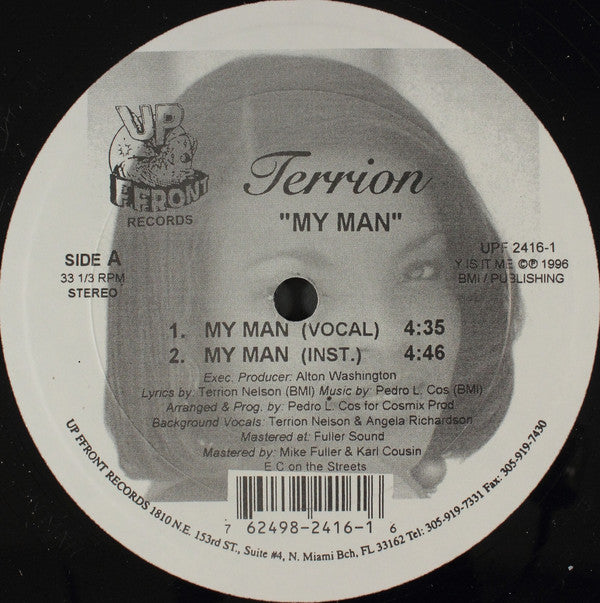 Terrion* : My Man / My Luv Is Comin Atcha (12")