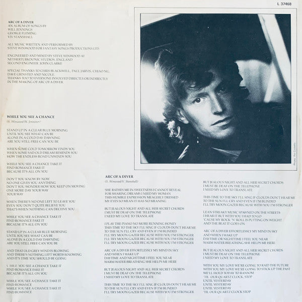 Steve Winwood : Arc Of A Diver (LP, Album)