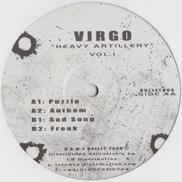 Virgo (8) : Heavy Artillery Vol.1 (12")