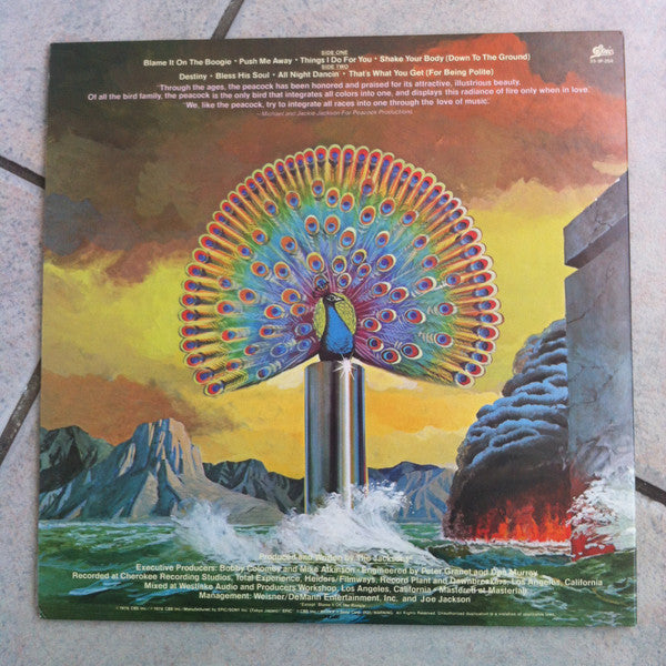The Jacksons : Destiny (LP, Album, RE, Gat)