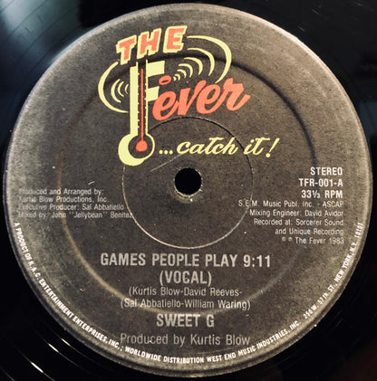 Sweet G : Games People Play (12")