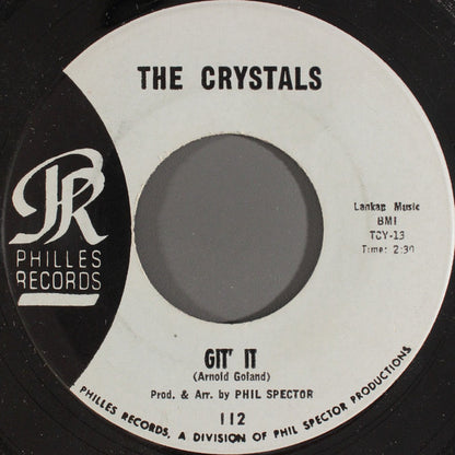 The Crystals : Da Doo Ron Ron (When He Walked Me Home) (7", Single)