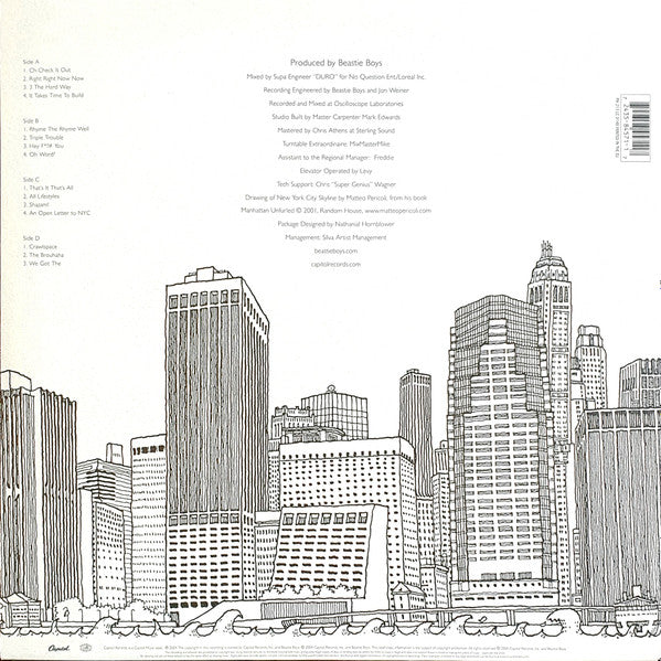 Beastie Boys : To The 5 Boroughs (2xLP, Album)