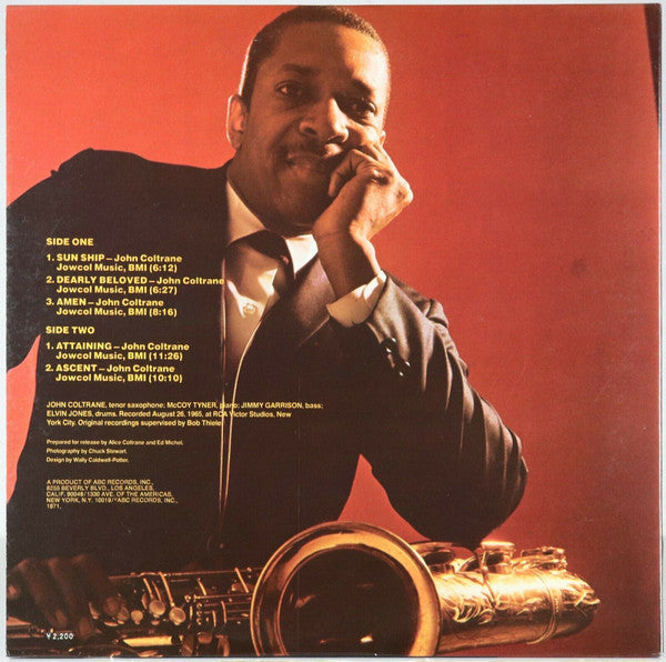 John Coltrane : Sun Ship (LP, Album, RE, Gat)