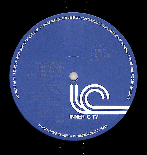 David Friesen / John Stowell : Through The Listening Glass (LP, Album)