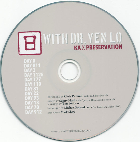 Dr. Yen Lo : Days With Dr. Yen Lo (CD, Album)