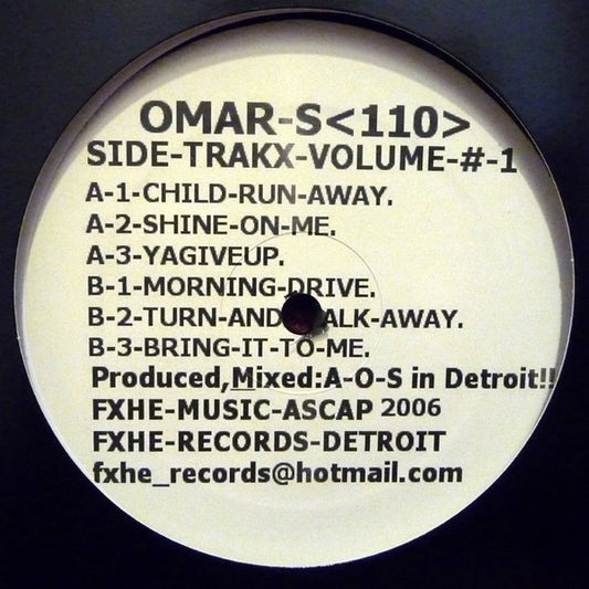 Omar-S : Side-Trakx-Volume-#-1 (12")