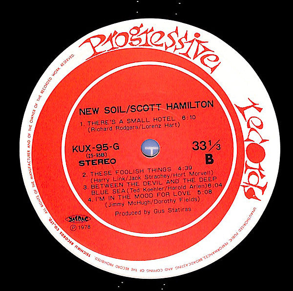 Scott Hamilton : New Soil (LP, Album)