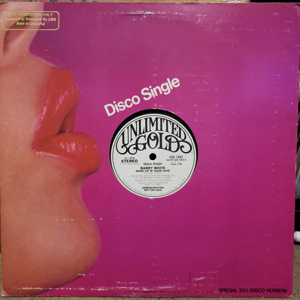 Barry White : It Ain't Love, Babe (Until You Give It) (12", Promo)
