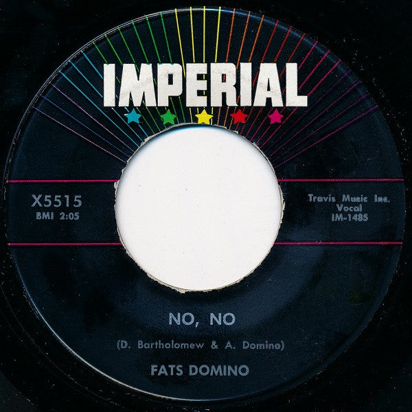 Fats Domino : Sick And Tired / No, No (7", Single)