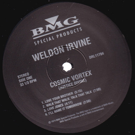 Weldon Irvine : Cosmic Vortex (Justice Divine) (LP, Album, RE)