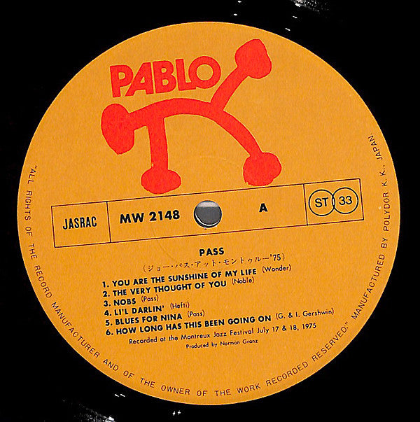 Joe Pass : At The Montreux Jazz Festival 1975 (LP, Album)