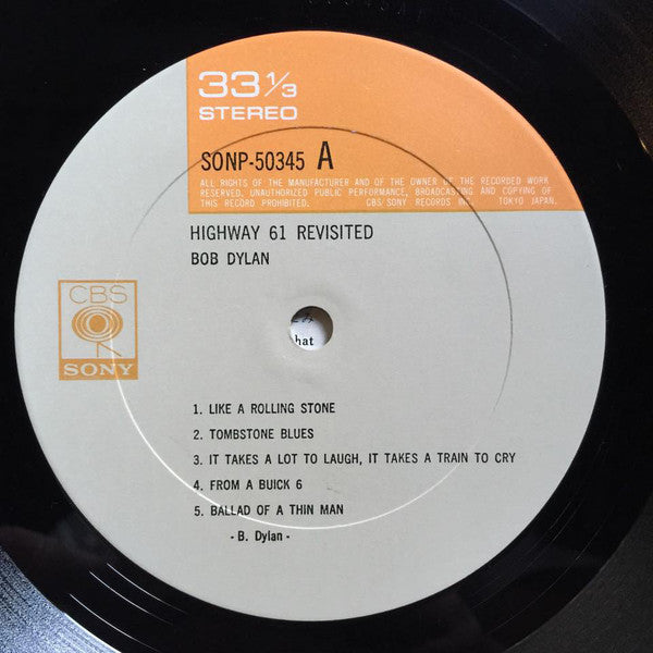 Bob Dylan : Highway 61 Revisited (LP, Album, RE)