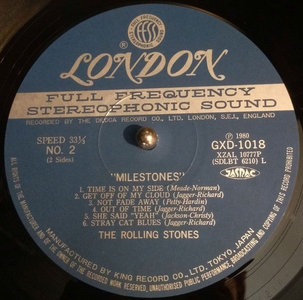 The Rolling Stones : Milestones (LP, Album, Comp, RE)