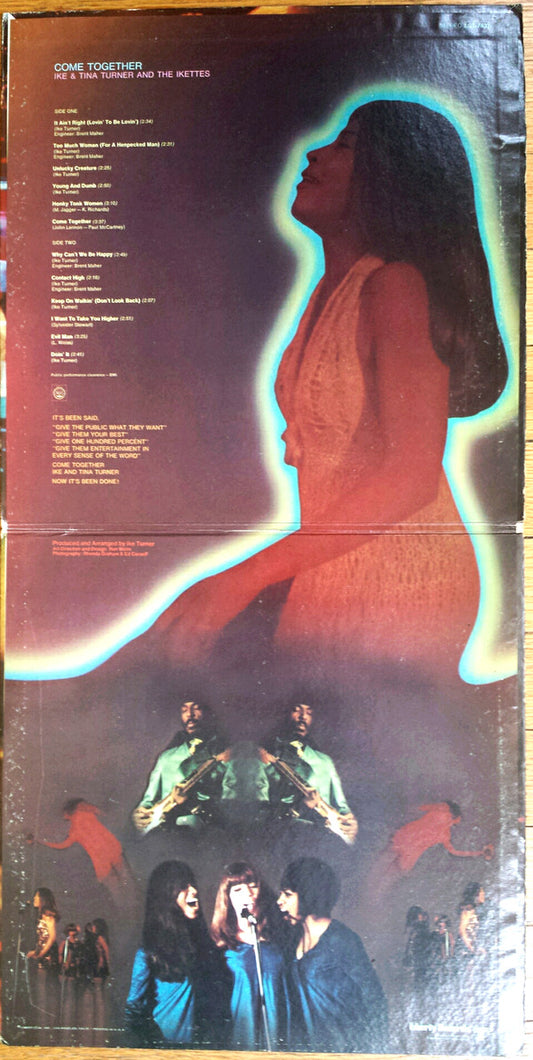 Ike & Tina Turner And The Ikettes : Come Together (LP, Album, Gat)