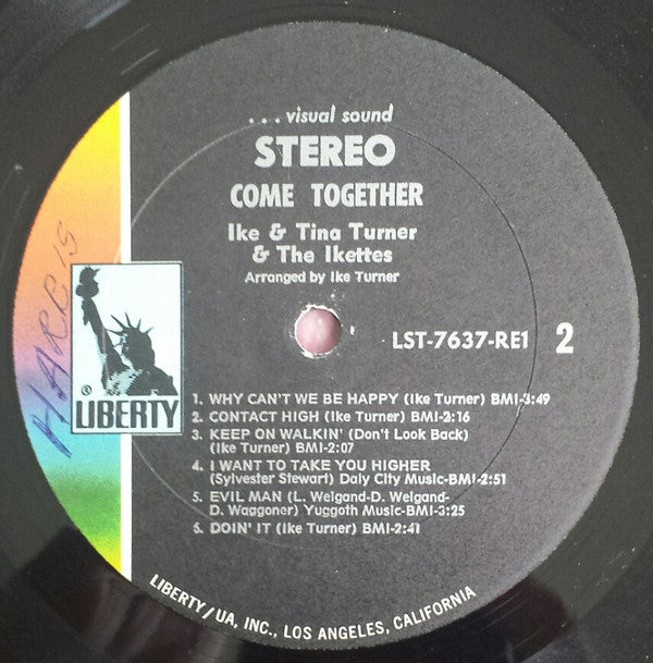 Ike & Tina Turner And The Ikettes : Come Together (LP, Album, Gat)